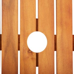 Table de jardin 215x90x74 cm Bois d'acacia massif 538655538655