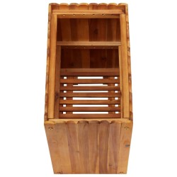 Lit surélevé de jardin 50x30x50 cm Bois massif d'acacia 538656538656