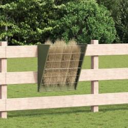 Râtelier à foin suspendu Vert olive 61 x 33 x 66 cm 538664538664