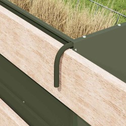 Râtelier à foin suspendu Vert olive 61 x 33 x 66 cm 538664538664