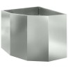 Jardinière d'Angle Argent 60 x 60 x 50 cm Acier galvanisé 538672538672