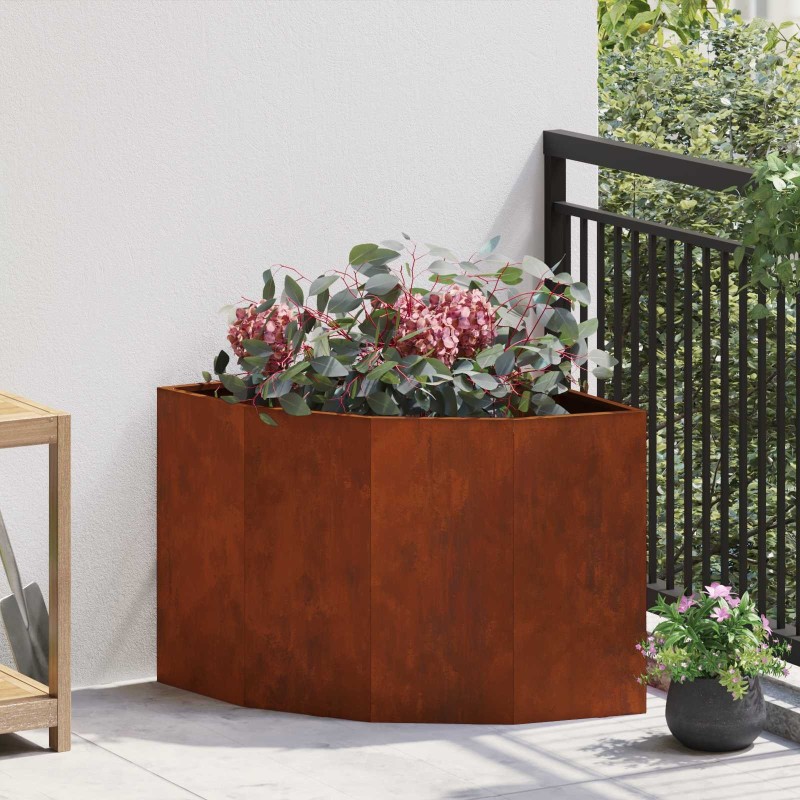 Jardinière d'Angle Rouillé 60 x 60 x 50 cm 538673538673