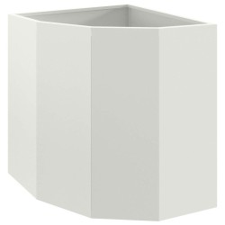 Jardinière d'Angle Blanc 45 x 45 x 50 cm Acier 538675538675