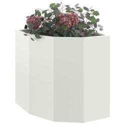 Jardinière d'Angle Blanc 45 x 45 x 50 cm Acier 538675538675