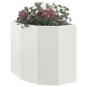 Jardinière d'Angle Blanc 45 x 45 x 50 cm Acier 538675538675