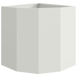Jardinière d'Angle Blanc 45 x 45 x 50 cm Acier 538675538675