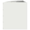 Jardinière d'Angle Blanc 45 x 45 x 50 cm Acier 538675538675