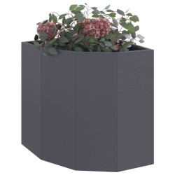 Jardinière d'Angle Anthracite 45 x 45 x 50 cm Acier 538676538676