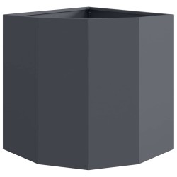 Jardinière d'Angle Anthracite 45 x 45 x 50 cm Acier 538676538676