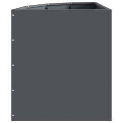 Jardinière d'Angle Anthracite 45 x 45 x 50 cm Acier 538676538676