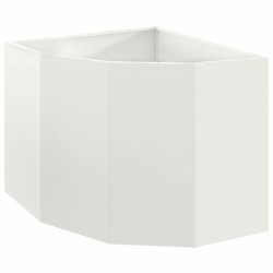 Jardinière d'Angle Blanc 60 x 60 x 50 cm Acier 538677538677