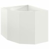 Jardinière d'Angle Blanc 60 x 60 x 50 cm Acier 538677538677