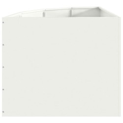 Jardinière d'Angle Blanc 60 x 60 x 50 cm Acier 538677538677