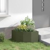Jardinière d'Angle Vert olive 60 x 60 x 35 cm Acier 538679538679