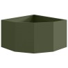 Jardinière d'Angle Vert olive 60 x 60 x 35 cm Acier 538679538679