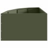 Jardinière d'Angle Vert olive 60 x 60 x 35 cm Acier 538679538679