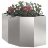 Jardinière d'Angle Argent 60 x 60 x 50 cm Acier inoxydable 538680538680