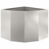 Jardinière d'Angle Argent 60 x 60 x 50 cm Acier inoxydable 538680538680