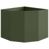 Jardinière d'Angle Vert olive 60 x 60 x 50 cm Acier 538681538681