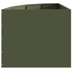 Jardinière d'Angle Vert olive 60 x 60 x 50 cm Acier 538681538681