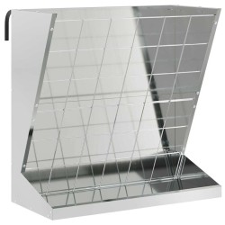 Distributeur de Foin Argent 71 x 33 x 70 cm Acier galvanisé 538685538685