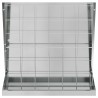 Distributeur de Foin Argent 71 x 33 x 70 cm Acier galvanisé 538685538685
