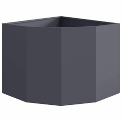 Jardinière d'Angle Anthracite 60 x 60 x 50 cm Acier 538687538687