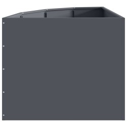 Jardinière d'Angle Anthracite 60 x 60 x 50 cm Acier 538687538687