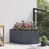 Jardinière d'Angle Anthracite 60 x 60 x 35 cm Acier 538689538689