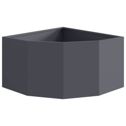 Jardinière d'Angle Anthracite 60 x 60 x 35 cm Acier 538689538689