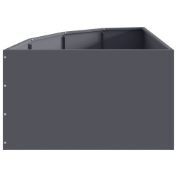 Jardinière d'Angle Anthracite 60 x 60 x 35 cm Acier 538689538689