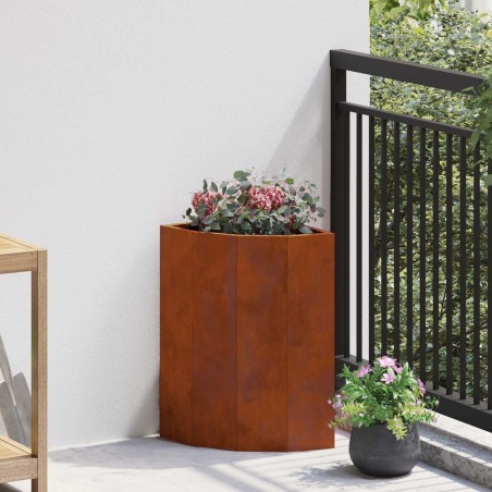 Jardinière d'Angle Rouillé 30 x 30 x 50 cm 538690538690