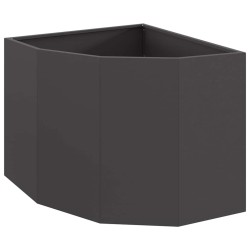 Jardinière d'Angle Noir 60 x 60 x 50 cm Acier 538691538691