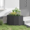 Jardinière d'Angle Noir 60 x 60 x 50 cm Acier 538691538691