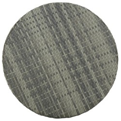 Table de jardin Gris 60,5x106 cm Résine tressée 538701538701