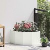 Jardinière d'Angle Blanc 60 x 60 x 35 cm Acier 538705538705