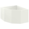 Jardinière d'Angle Blanc 60 x 60 x 35 cm Acier 538705538705