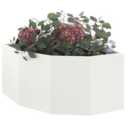 Jardinière d'Angle Blanc 60 x 60 x 35 cm Acier 538705538705
