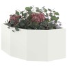 Jardinière d'Angle Blanc 60 x 60 x 35 cm Acier 538705538705