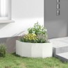 Jardinière d'Angle Blanc 60 x 60 x 35 cm Acier 538705538705