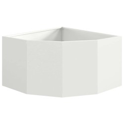 Jardinière d'Angle Blanc 60 x 60 x 35 cm Acier 538705538705