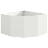 Jardinière d'Angle Blanc 60 x 60 x 35 cm Acier 538705538705