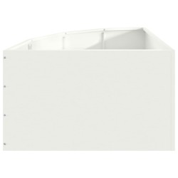 Jardinière d'Angle Blanc 60 x 60 x 35 cm Acier 538705538705