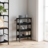 Chariot de cuisine Chêne noir 53 x 20 x 76 cm Bois d'ingénierie 538706538706