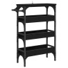 Chariot de cuisine Chêne noir 53 x 20 x 76 cm Bois d'ingénierie 538706538706