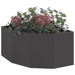 Jardinière d'Angle Noir 60 x 60 x 35 cm Acier 538711538711