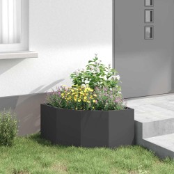 Jardinière d'Angle Noir 60 x 60 x 35 cm Acier 538711538711