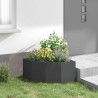 Jardinière d'Angle Noir 60 x 60 x 35 cm Acier 538711538711