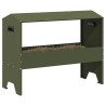 Trough d'alimentation pour le bétail Vert olive 79 x 35 x 62 cm 538716538716