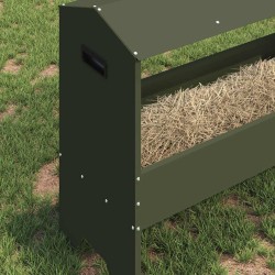 Trough d'alimentation pour le bétail Vert olive 79 x 35 x 62 cm 538716538716